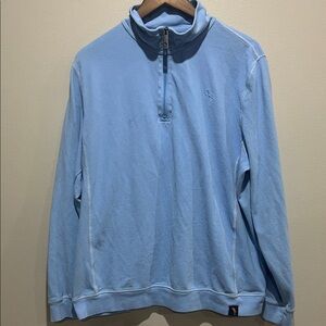 Margaritaville Men’s Blue Quarter-Zip Top